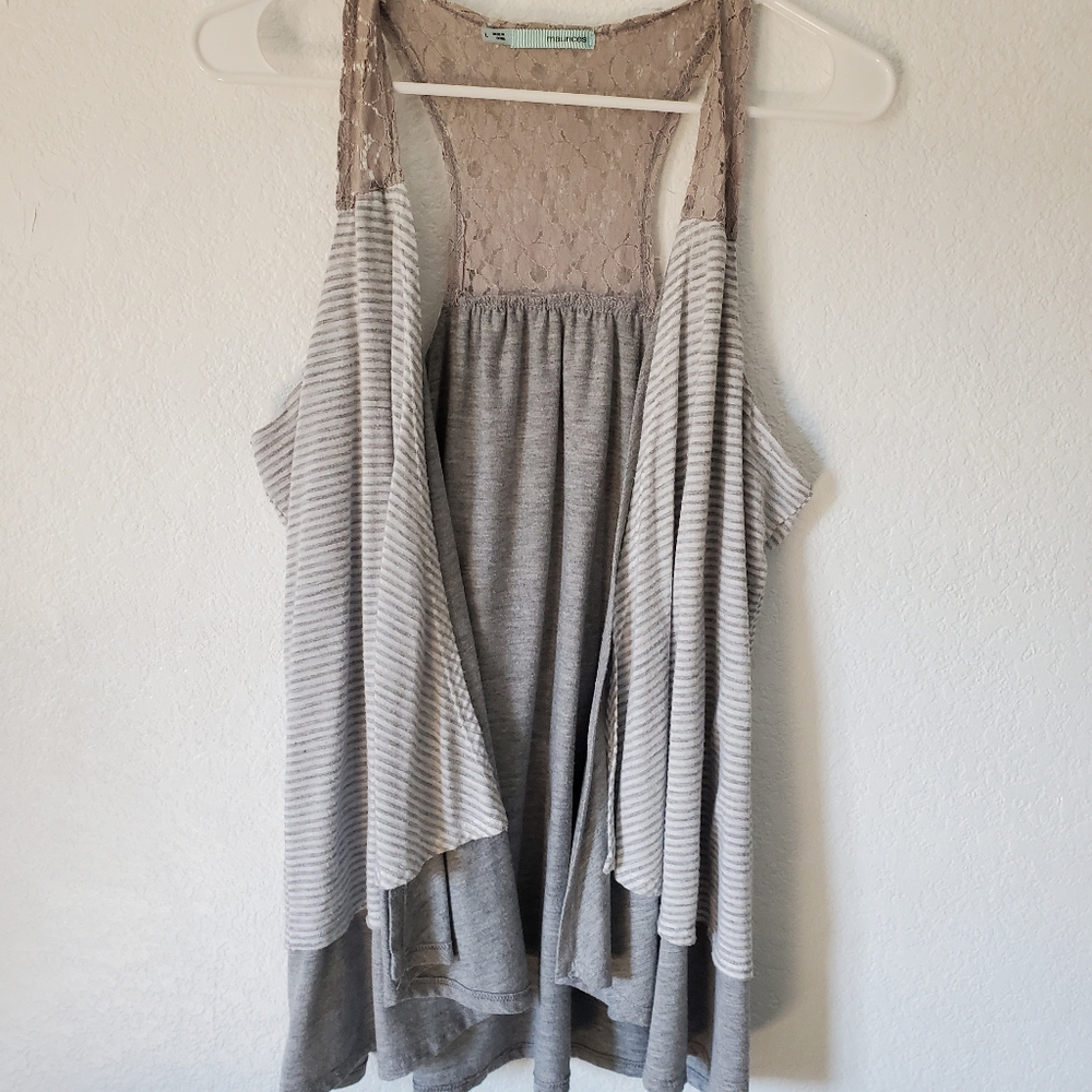 Maurices stripped vest